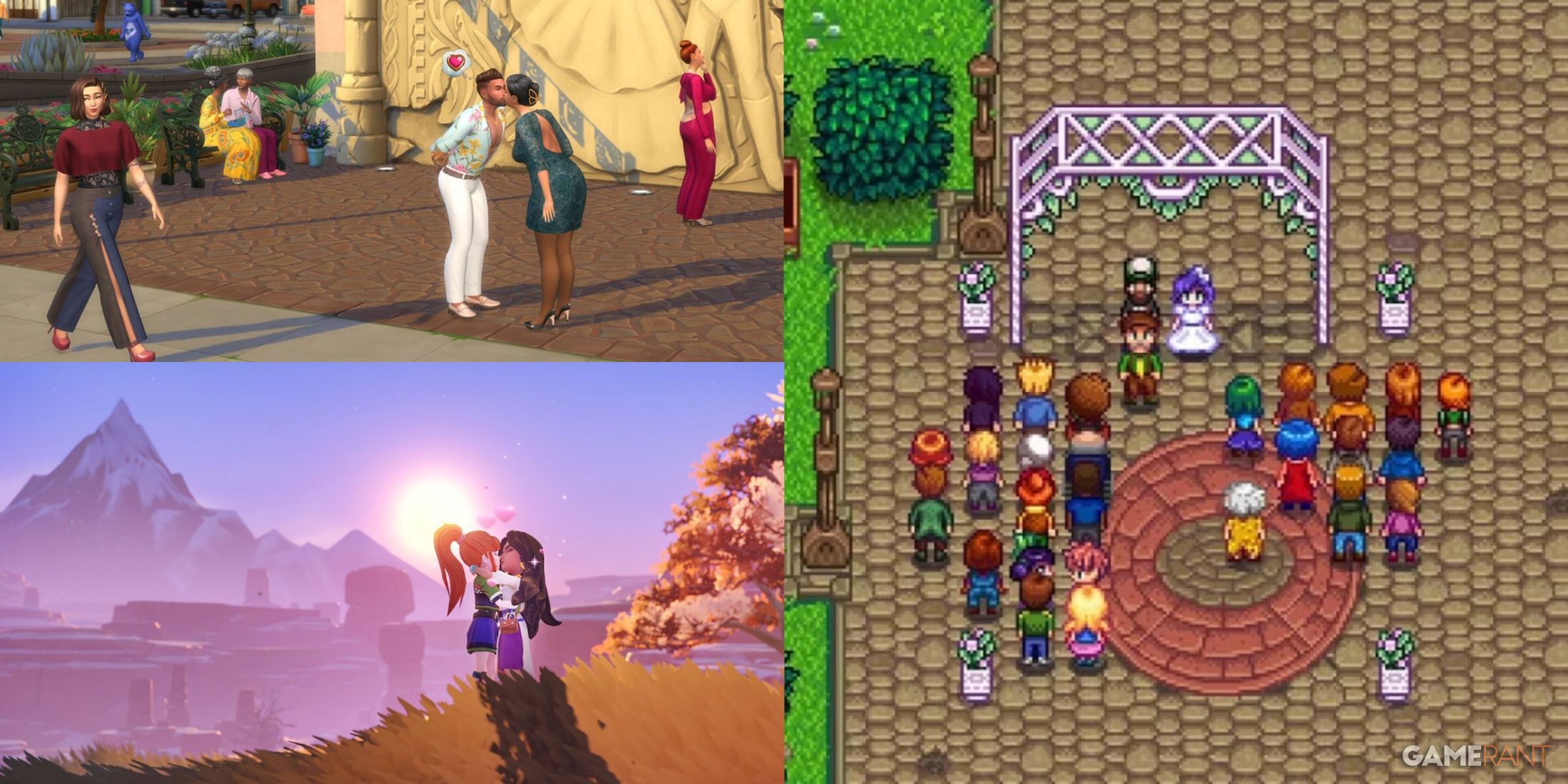 The Sims 4, My Time at Sandrock, Stardew Valley