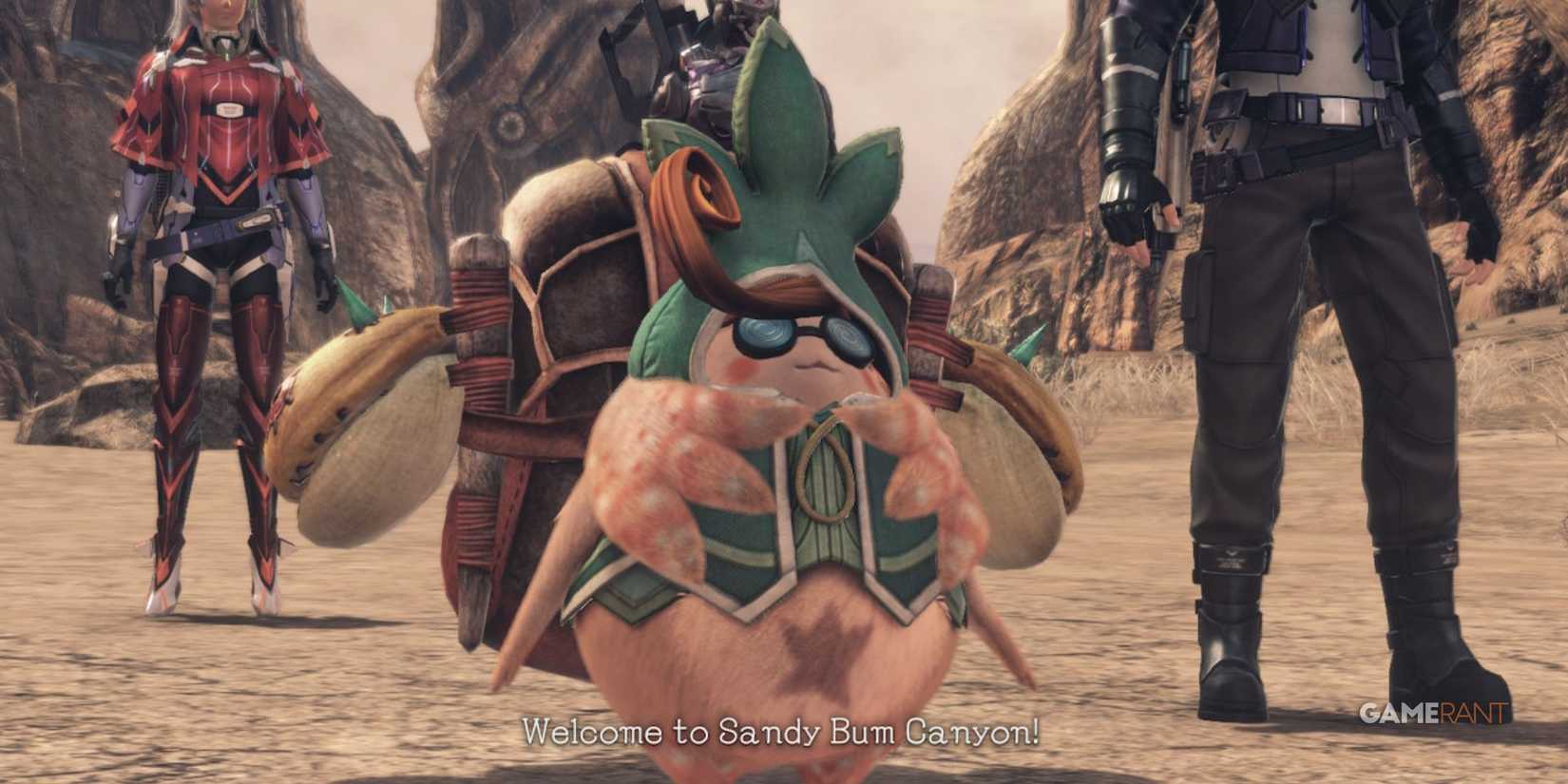 Chapter 5 cutscene featuring Tatsu in Xenoblade Chronicles X