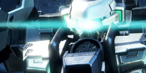 Close-up of Skell unit lighting up after license acquisition in Xenoblade Chronicles X Definitive Edition