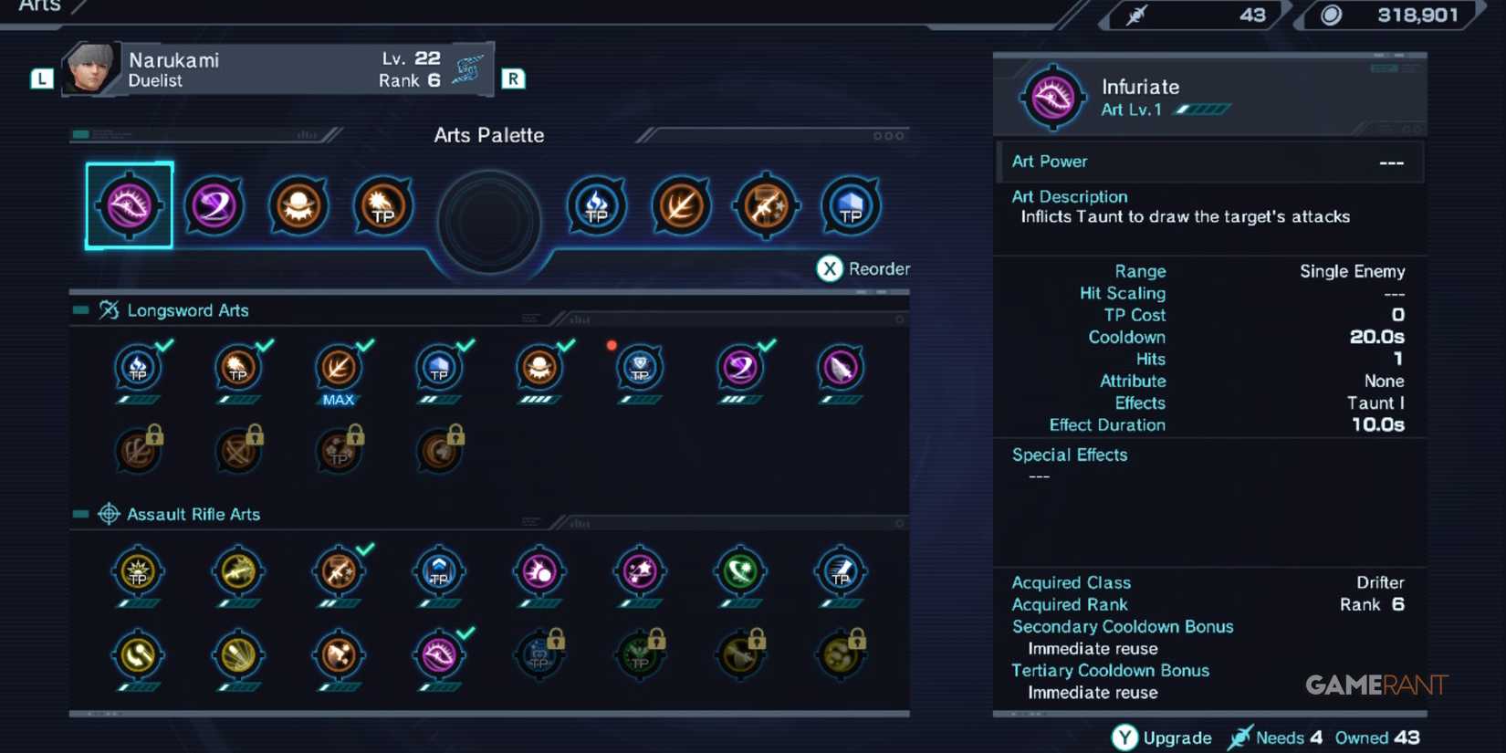 Combining Skill Arts to perform powerful combos in Xenoblade Chronicles X Definitive Edition battle