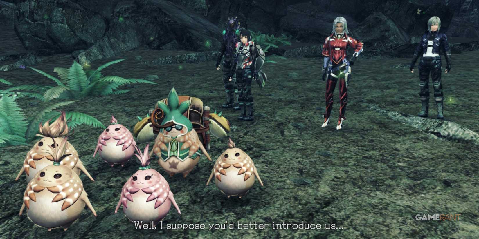 Completing early side quests to earn credits and unlock characters in Xenoblade Chronicles X Definitive Edition