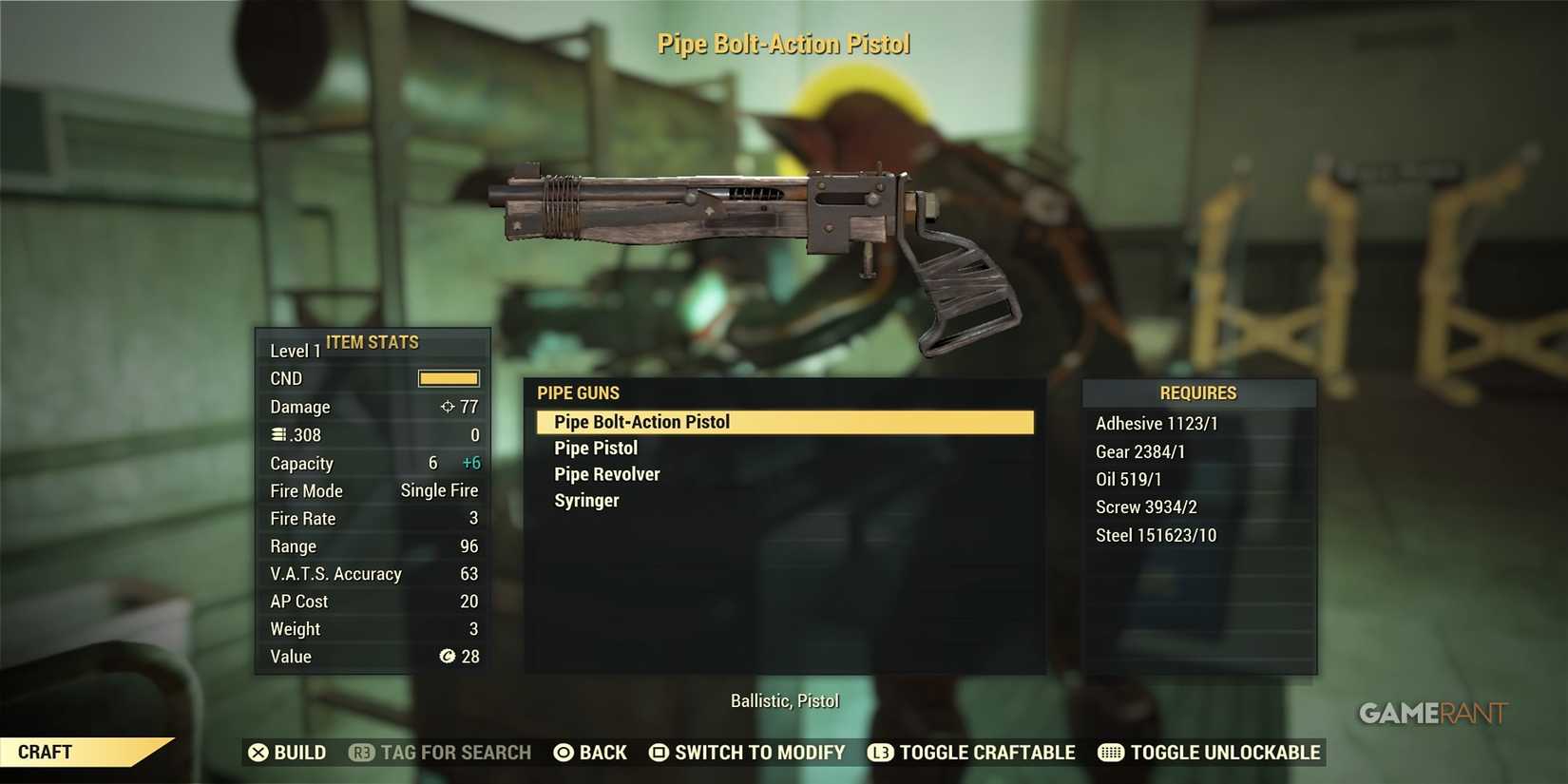 Fallout Handguns Biggest Changes With The Ghoul Within Update In Fallout 76