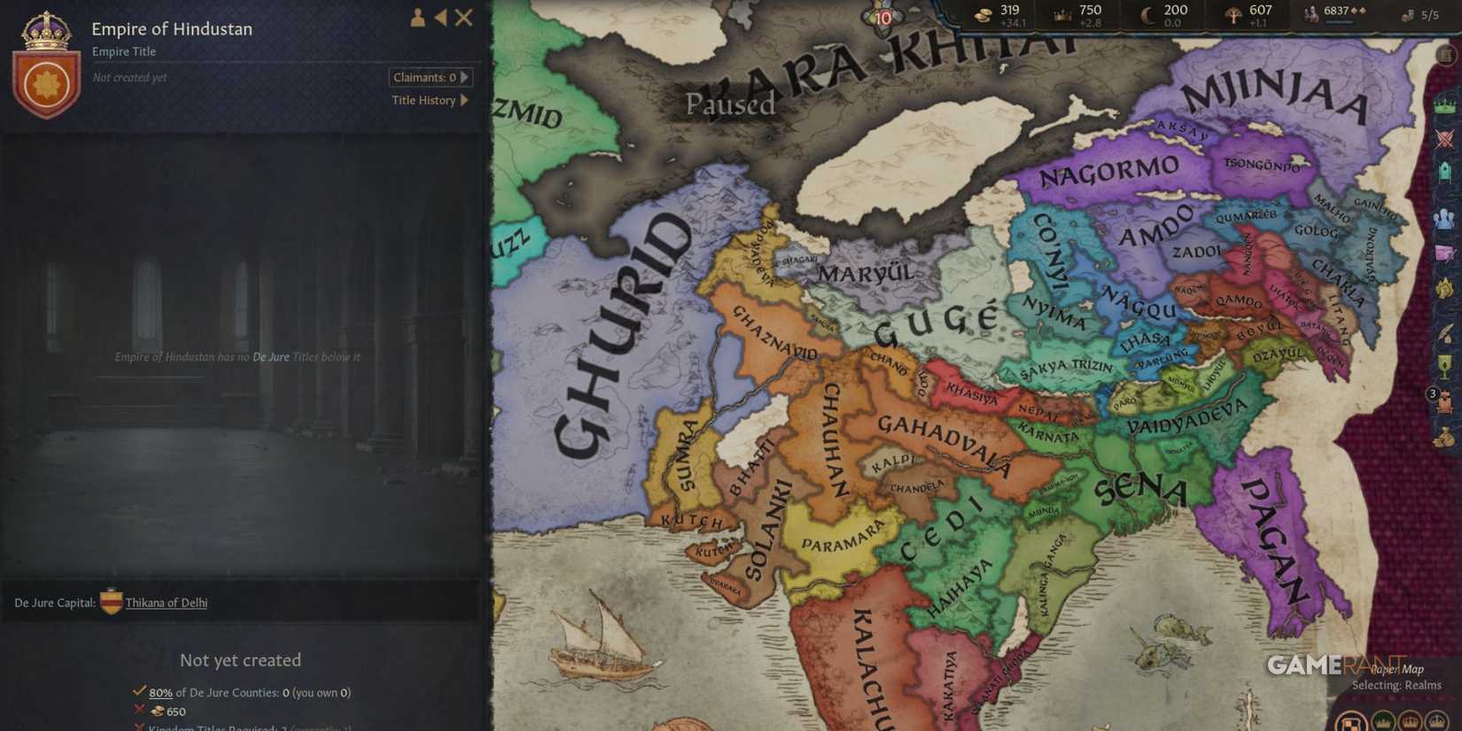 Ck3 Indian Ruler Crusader Kings 3: Rarest Formable Empires