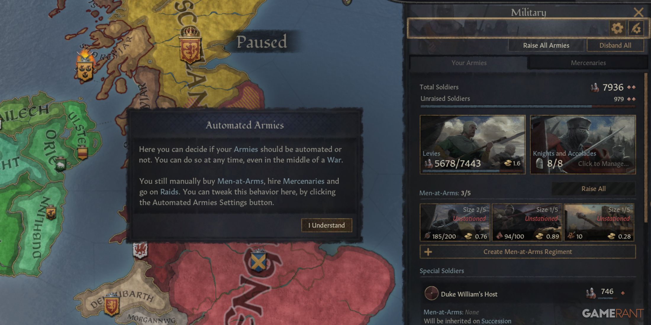 Crusader Kings 3 How Do Automated Armies Work