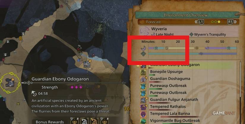 day night cycle environment mh wilds