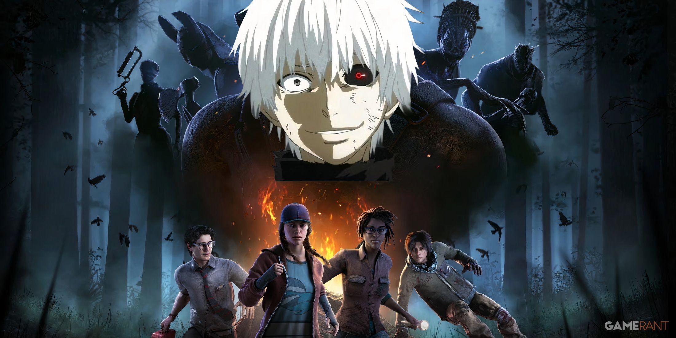 dead by daylight crossing over with tokyo ghoul new killer ken kaneki 