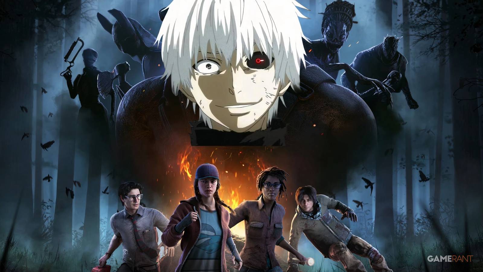 dead by daylight crossing over with tokyo ghoul new killer ken kaneki 