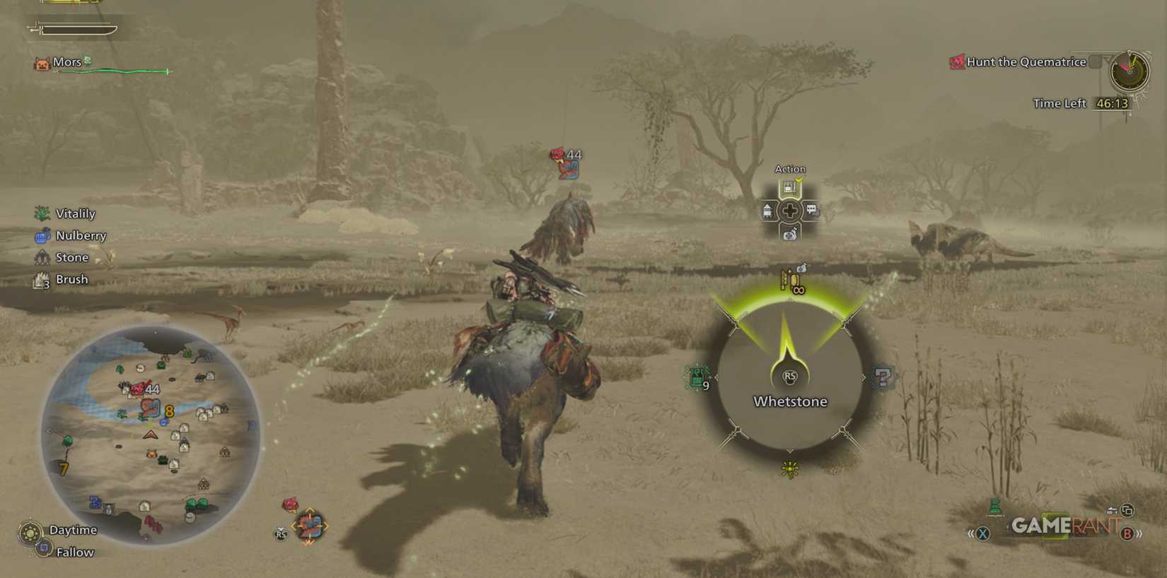 Dull weapons deal less damage in Monster Hunter Wilds, making frequent whetstone use essential