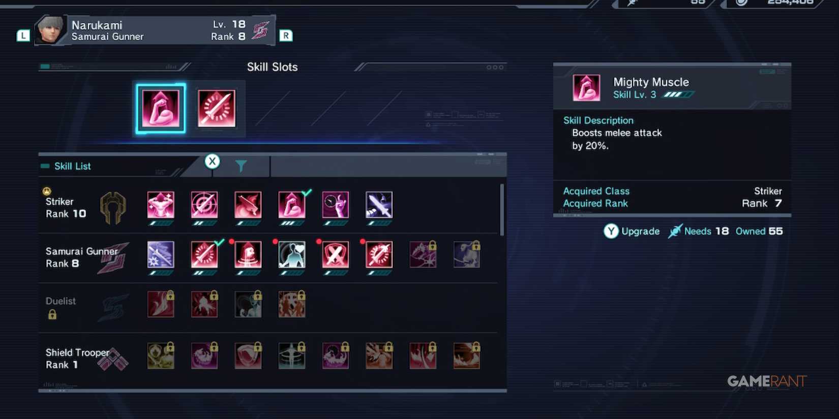 Equipping passive Skills strengthens party members in Xenoblade Chronicles X Definitive Edition