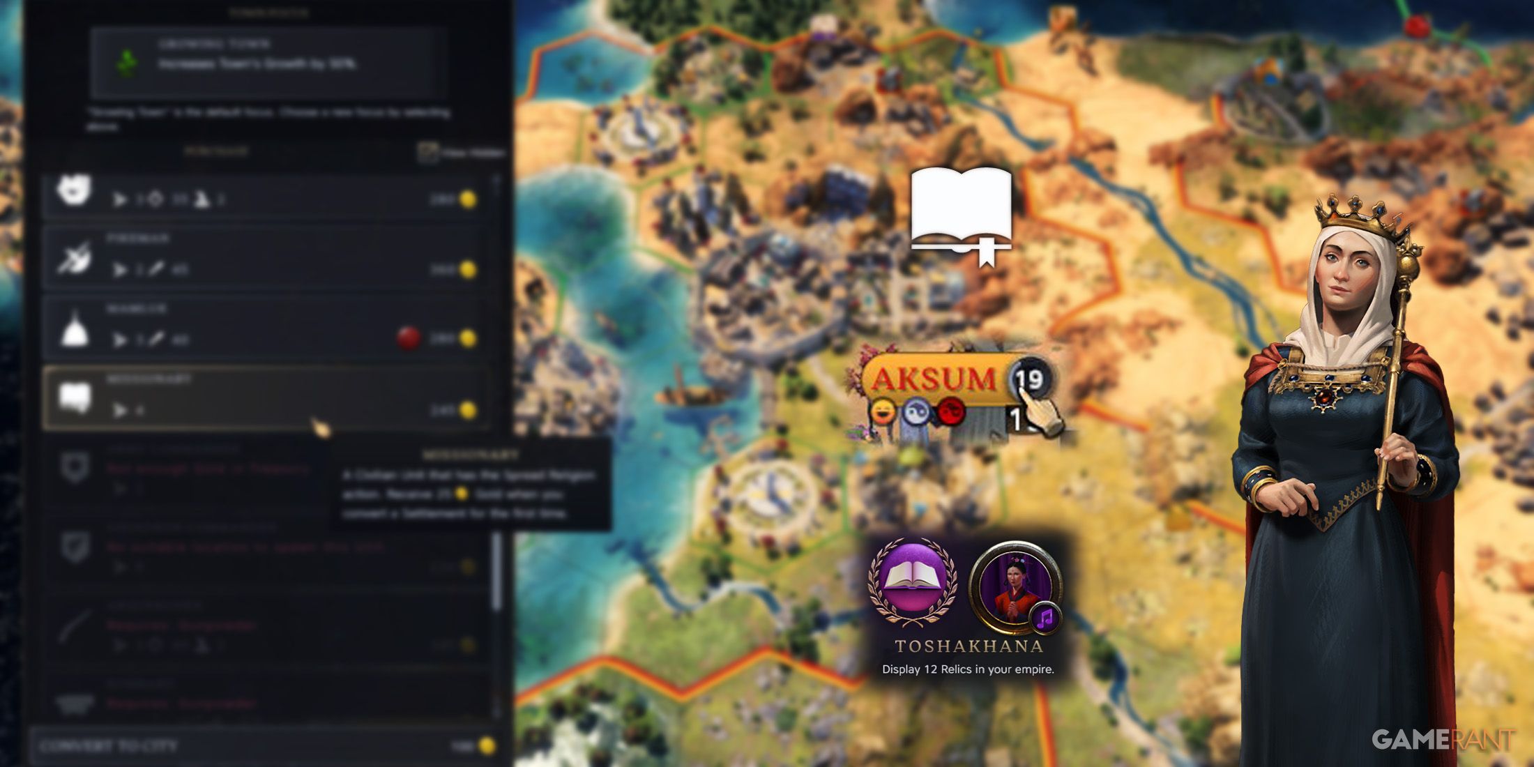 featured image, how to missionaries work in civ 7