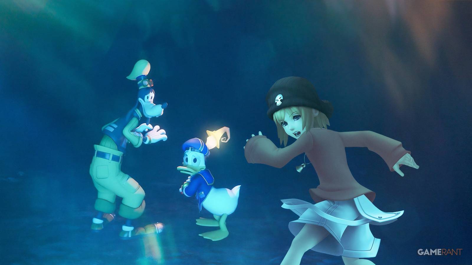 kingdom hearts dream drop distance donald goofy playable