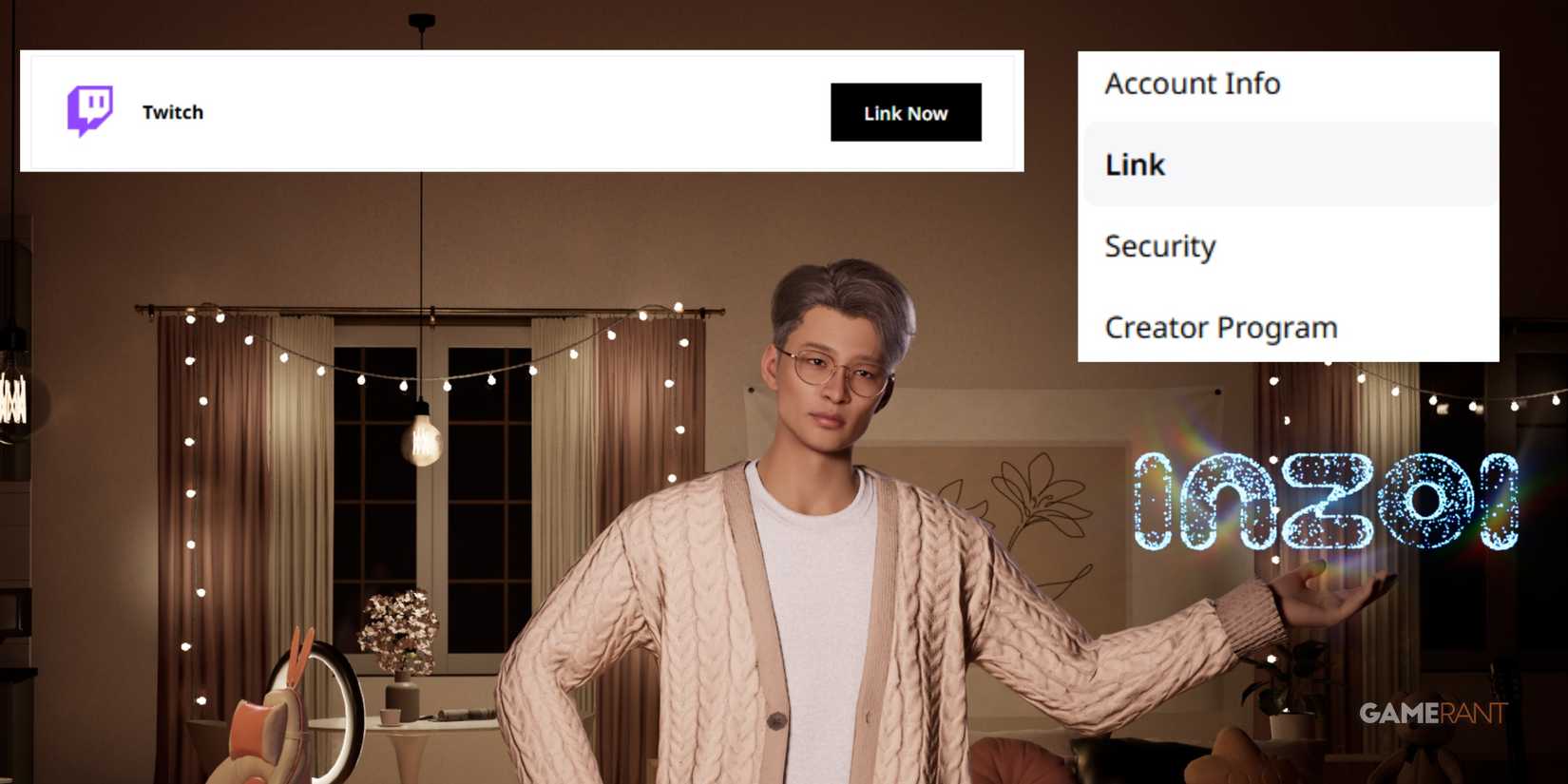 InZOI Link Twitch & Krafton Accounts