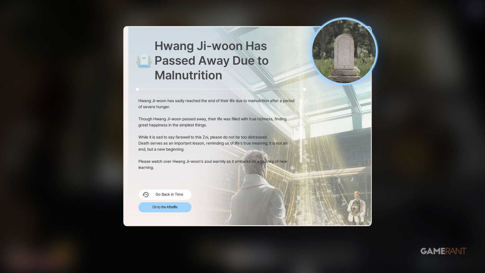 InZOI Malnutrition Death