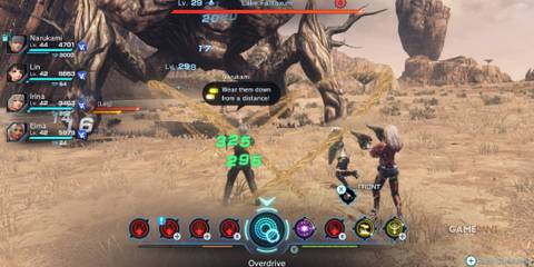 Irina supports Lin and Elma while battling a powerful foe, forming one of the best parties in Xenoblade Chronicles X