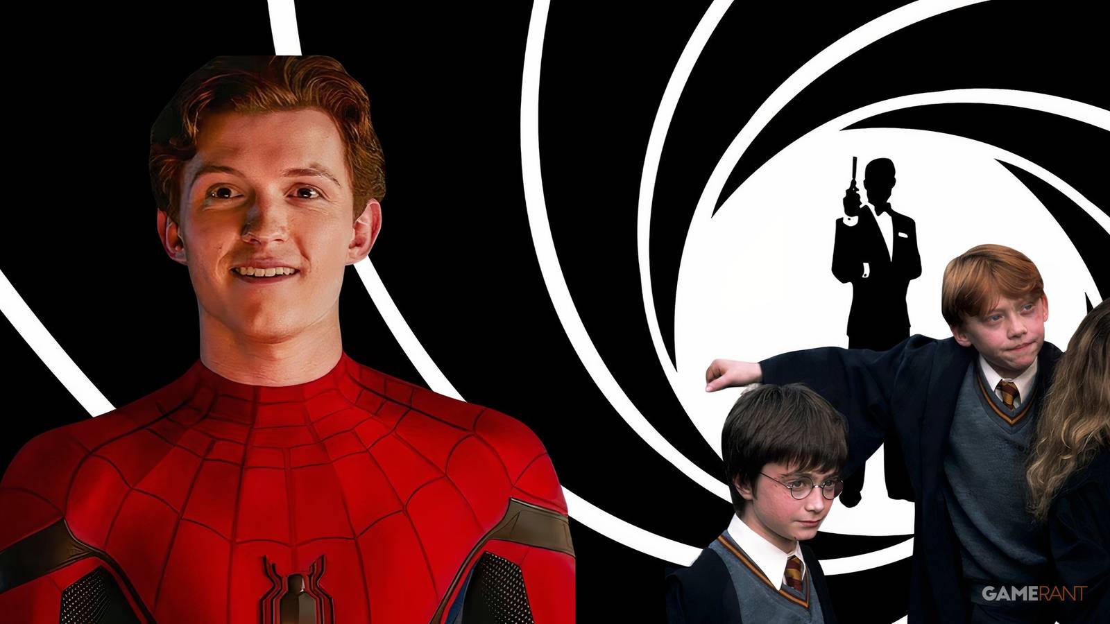 james bond spider-man harry potter
