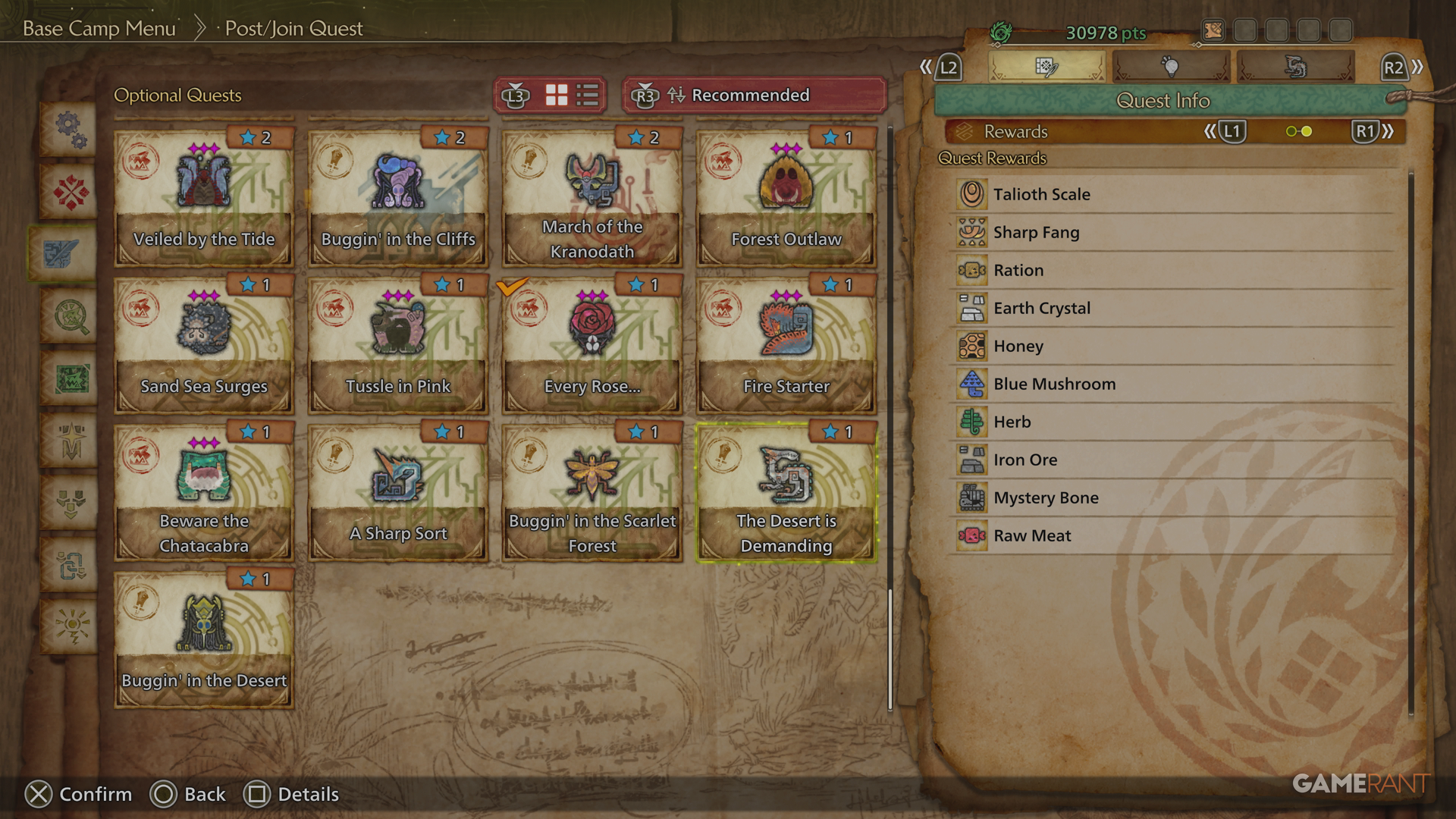 Talitha Scale Talioth Location in Monster Hunter Wilds