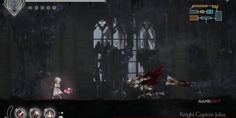 10 Best Metroidvanias of the 2020s (So Far) Lily battles a boss 