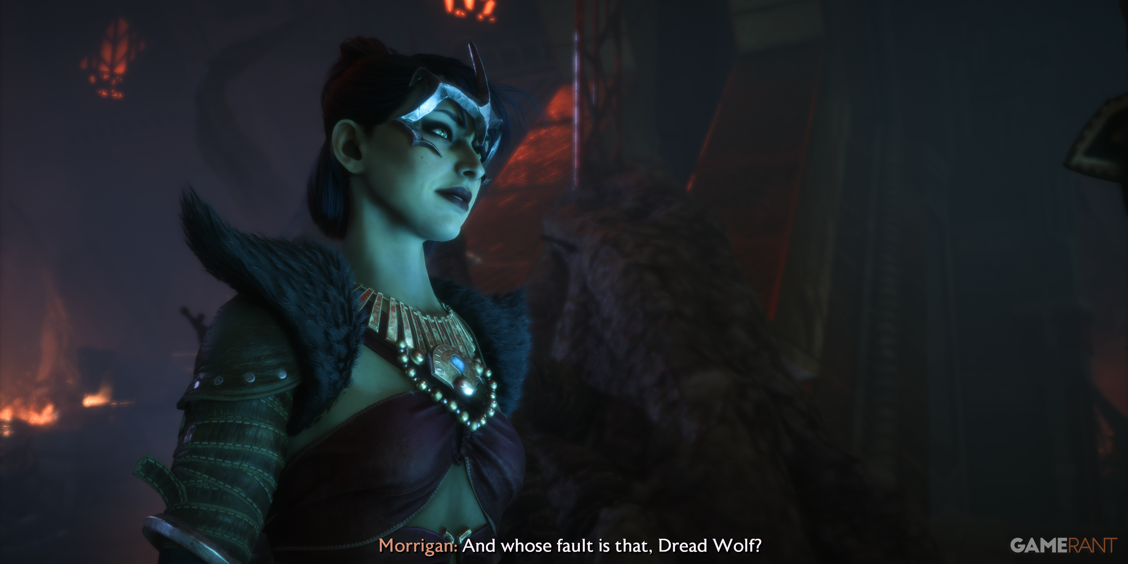 Morrigan confronts Solas