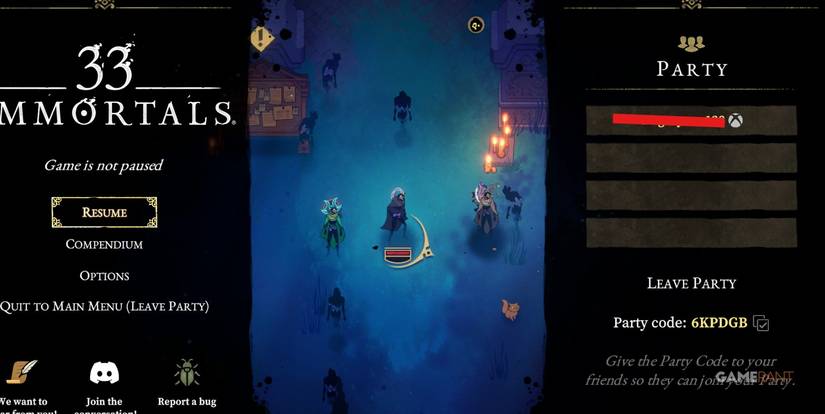 party menu 33 immortals