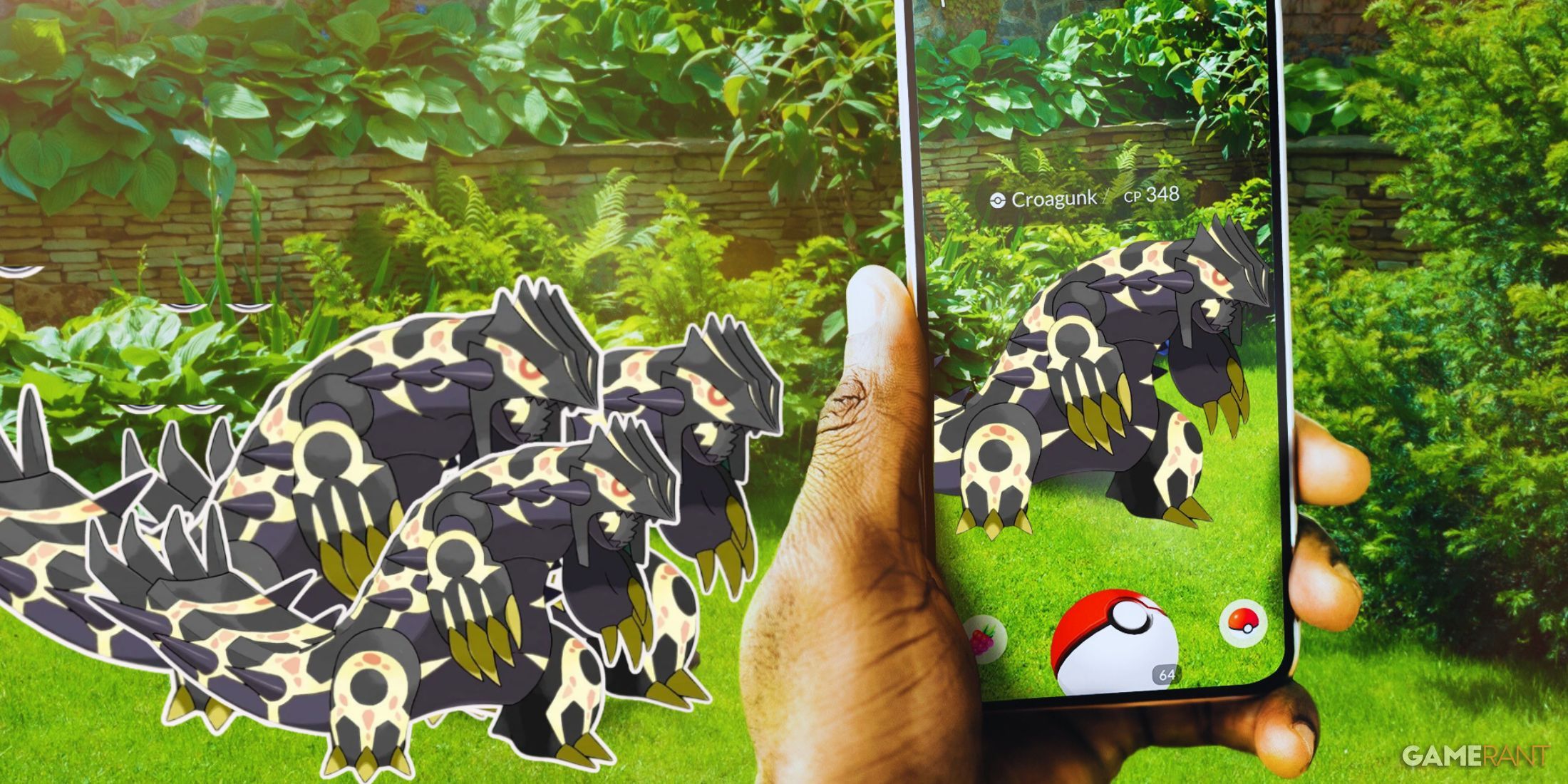 pokemon go player gets buried under shiny groudon spawns