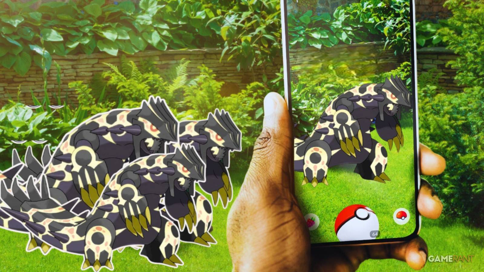 pokemon go shiny primal groudon spawn buries player