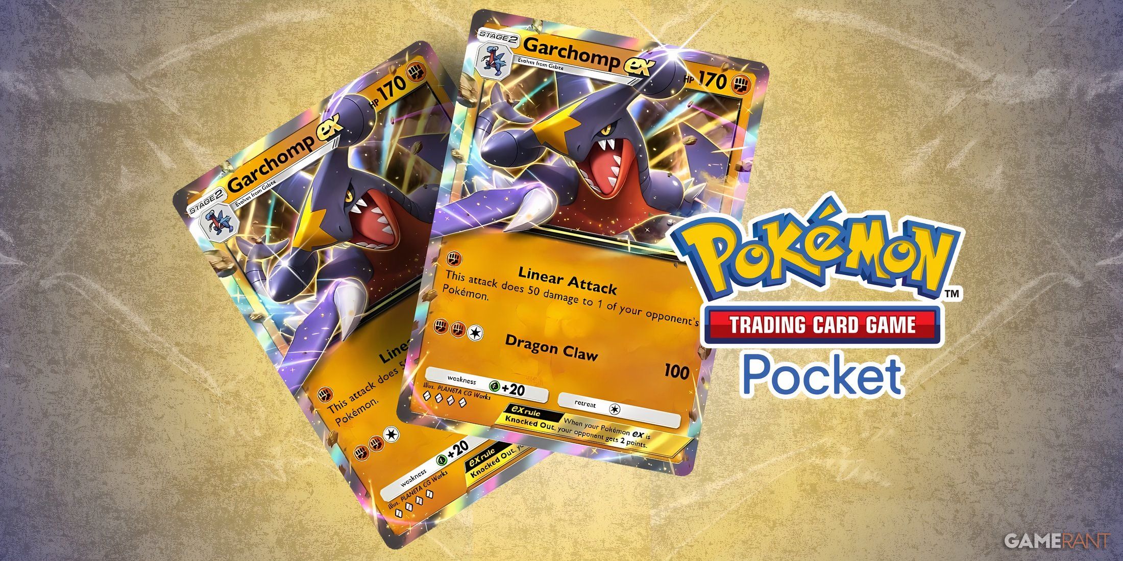 pokemon tcg pocket's garchomp ex card.