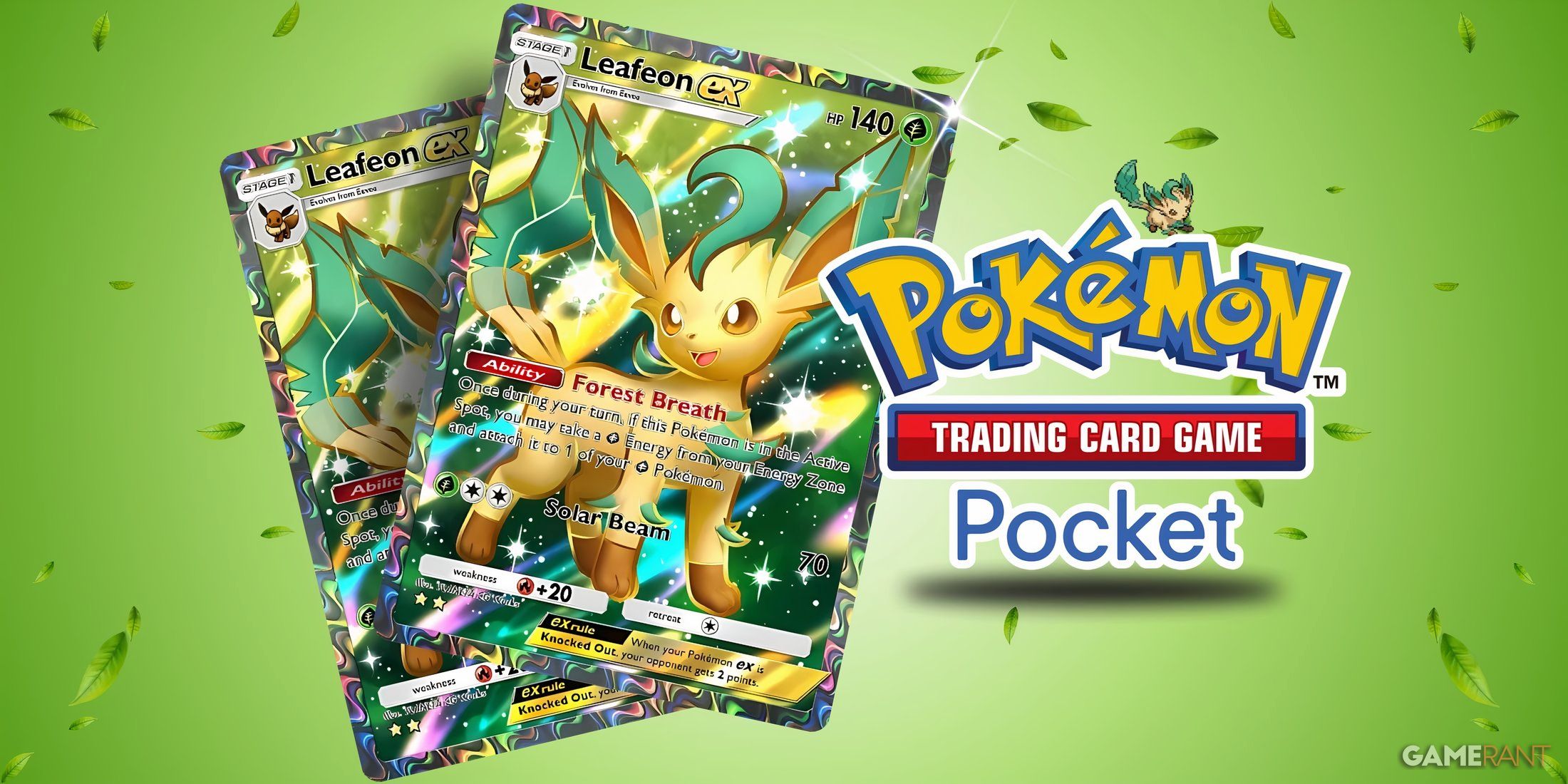 leafeon ex card in pokemon tcg pocket.