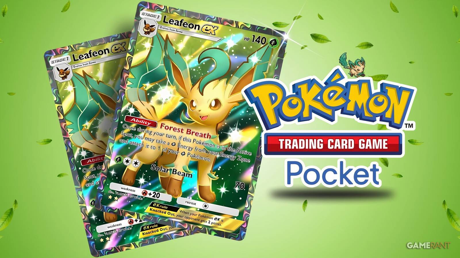 leafeon ex card in pokemon tcg pocket.