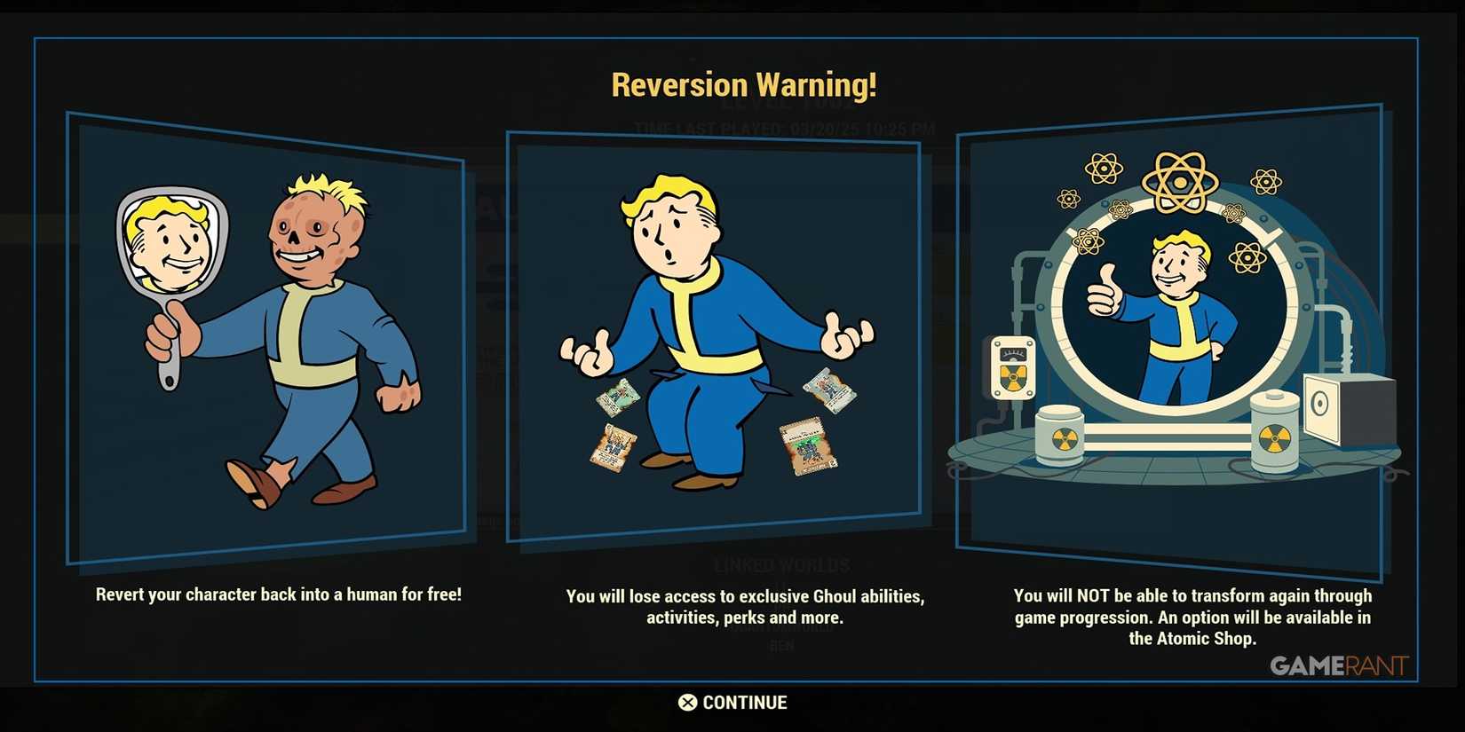 Reverting Back To Human From Ghoul