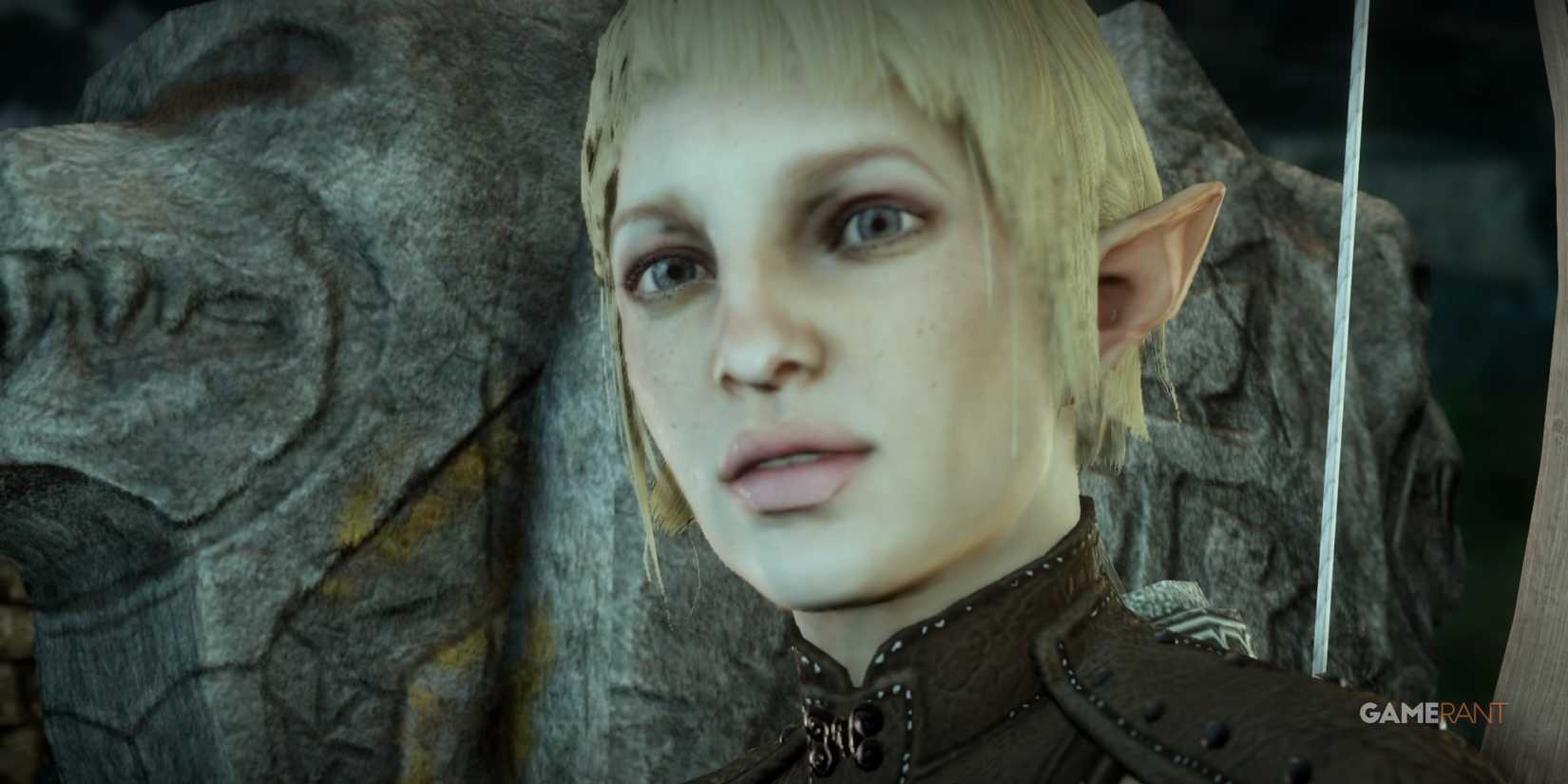 Sera appearing unburdened after the fight is over