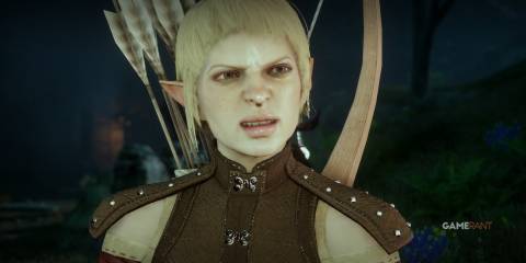 Sera is angry and impatient during her companion quest