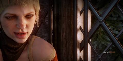 Sera with a cheeky expression