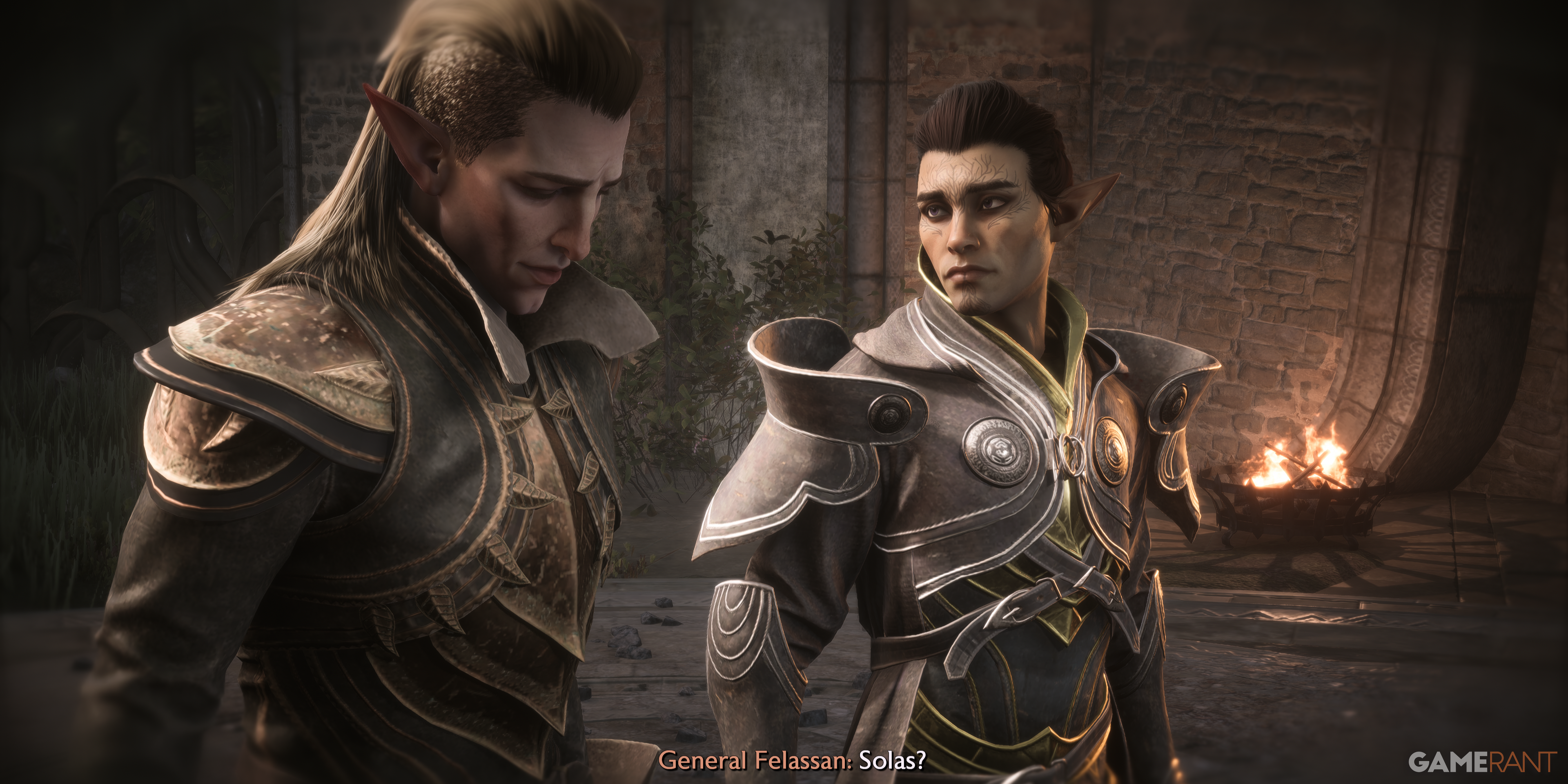 Solas and General Felassan in a Solas memory