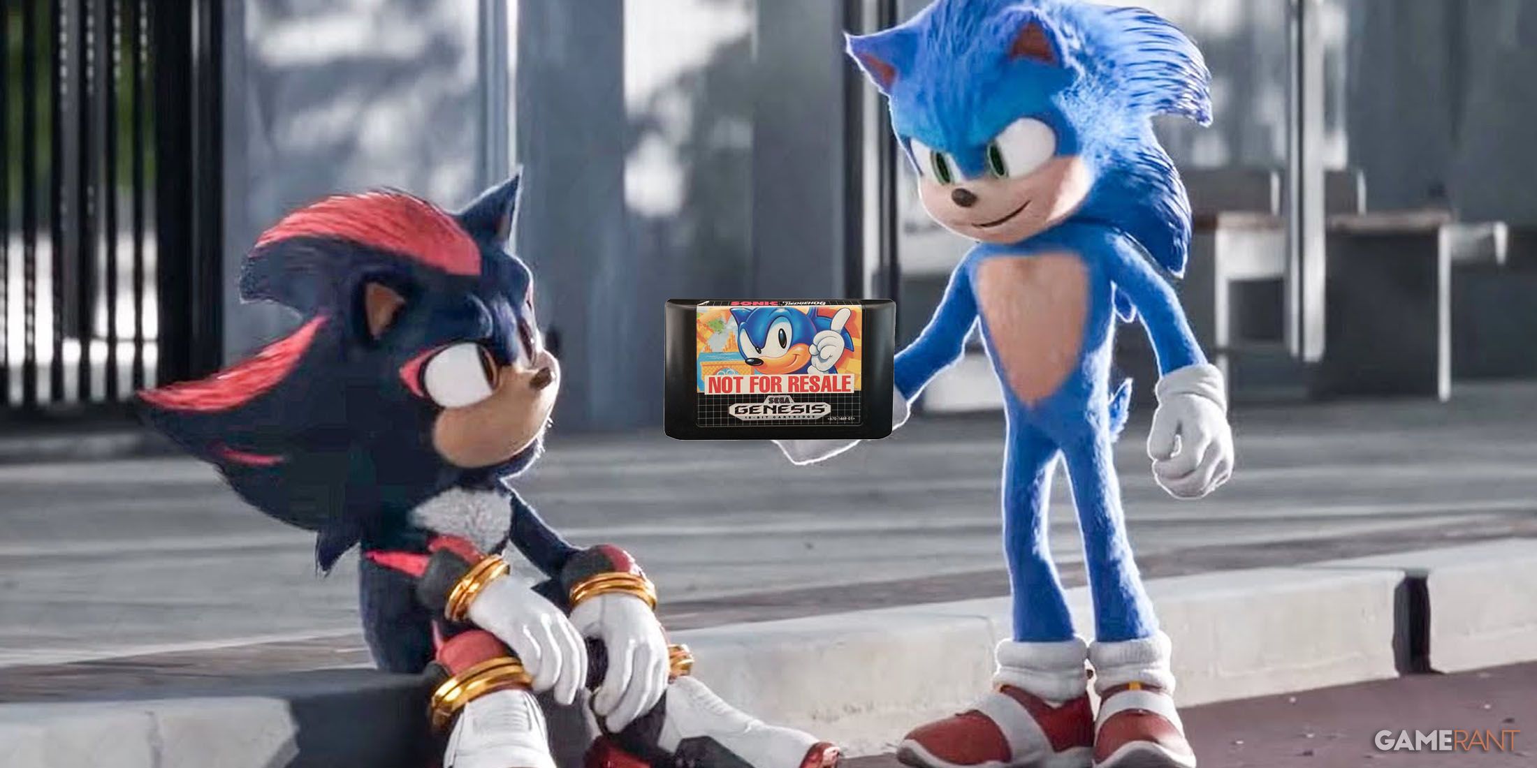 Sonic 3 Movie Cartidge Resold Sonic Shadow