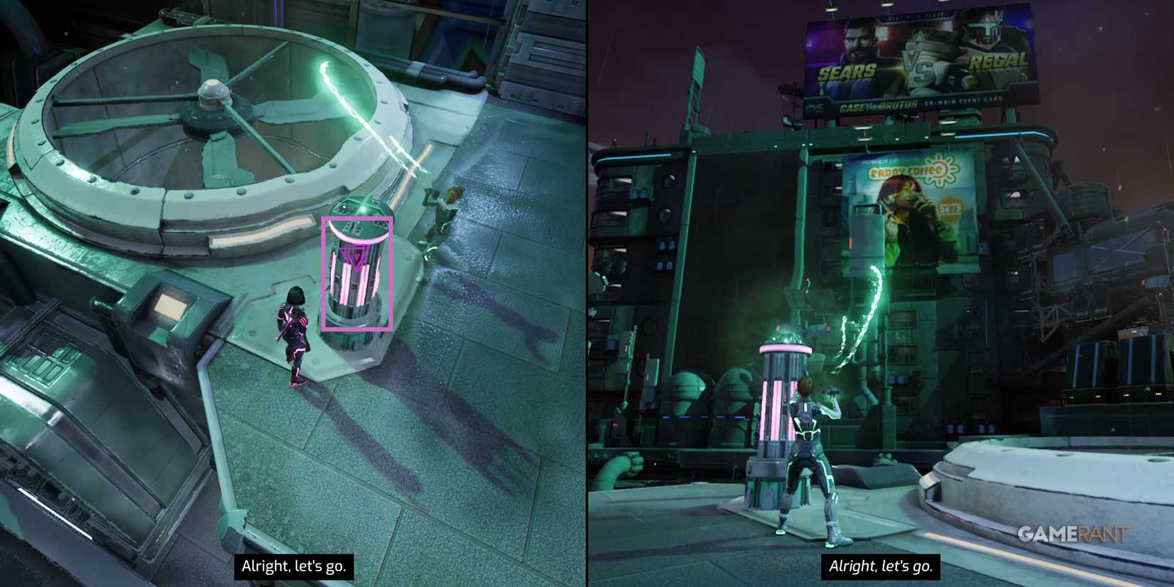 Split Fiction Chapter 1 Neon Revenge Walkthrough - Play Me Techno - Break The Fan