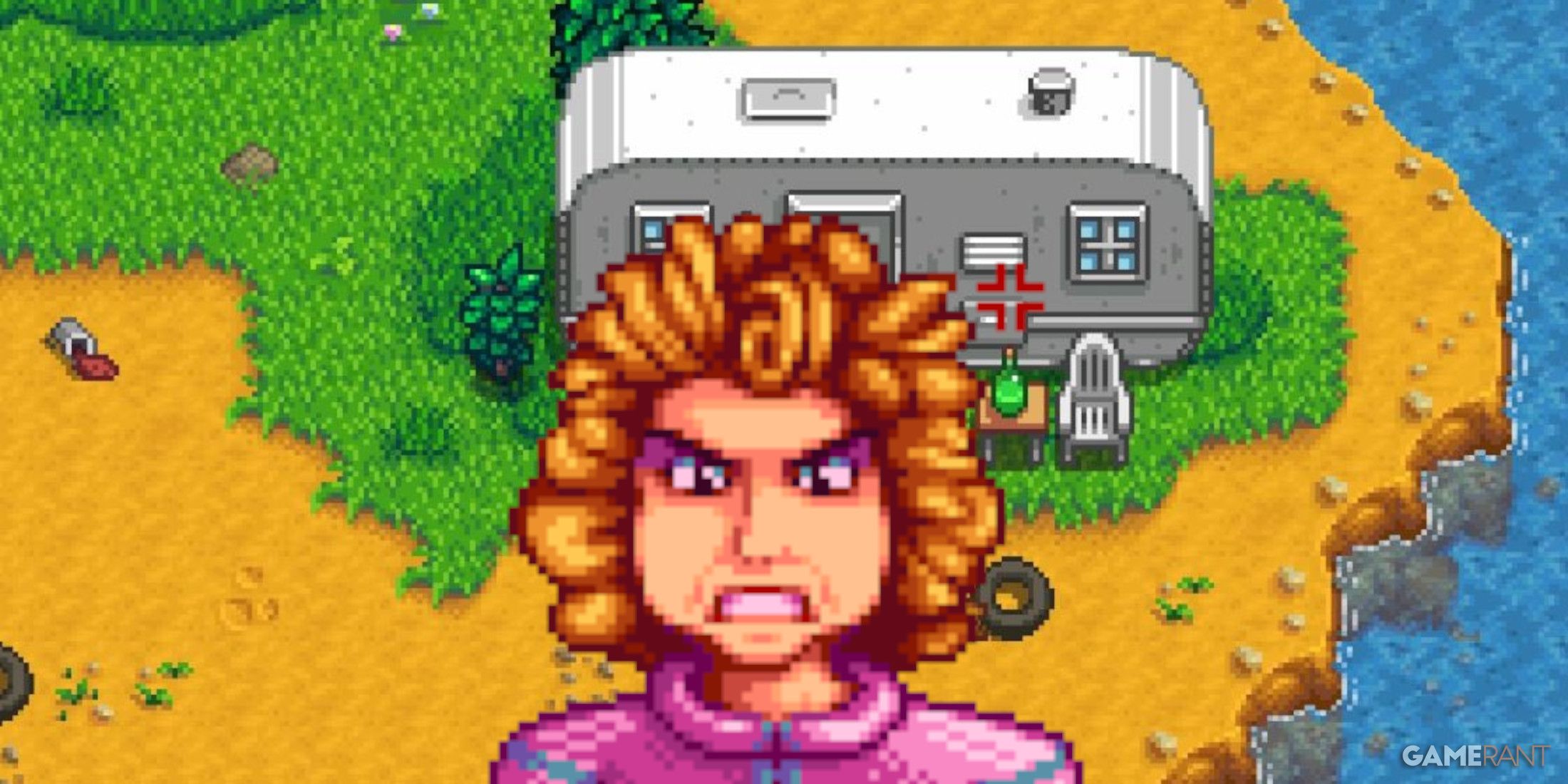 stardew valley player traps pam in her home