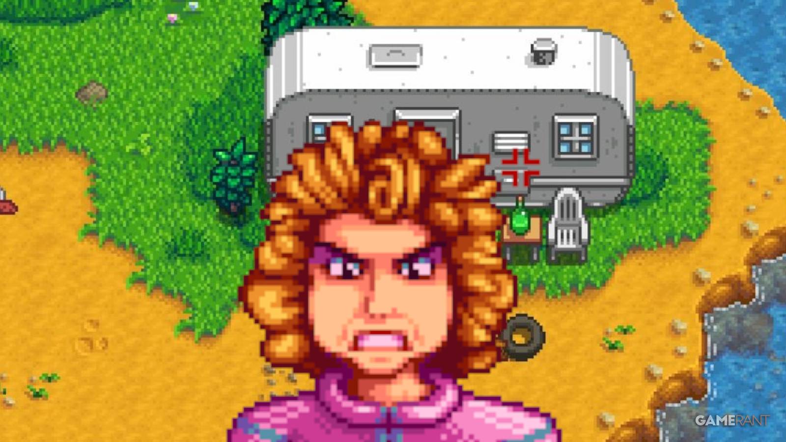 stardew valley player traps pam in her home