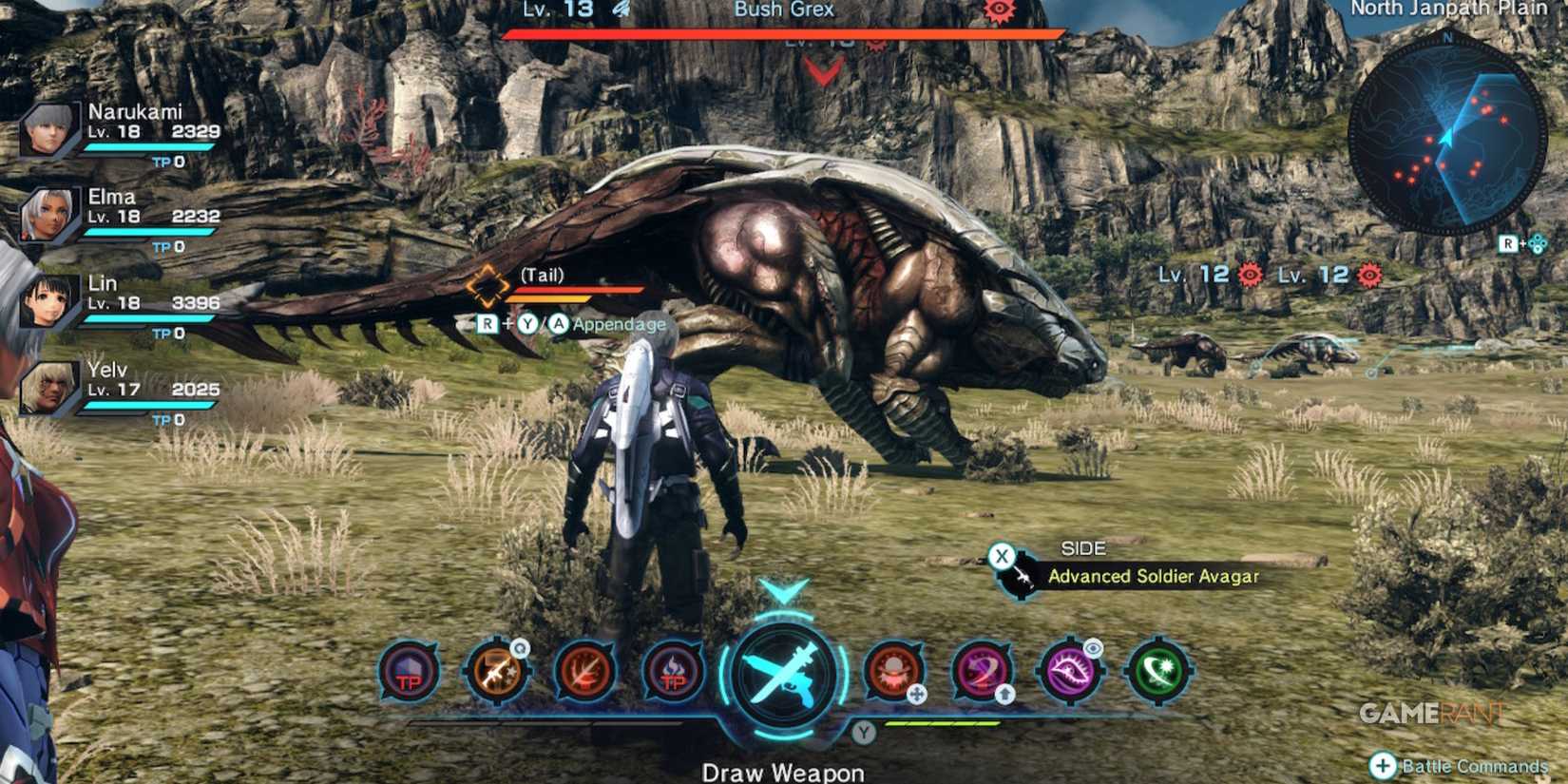 Targeting enemy parts blocks skills and boosts drops in Xenoblade Chronicles X Definitive Edition