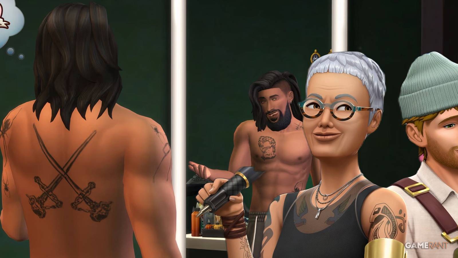 the sims 4 new feature tattoo paint mode