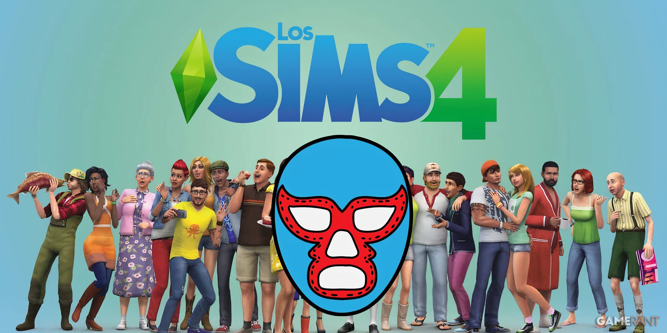 the sims 4 sim attends funeral dressed like pro wrestler