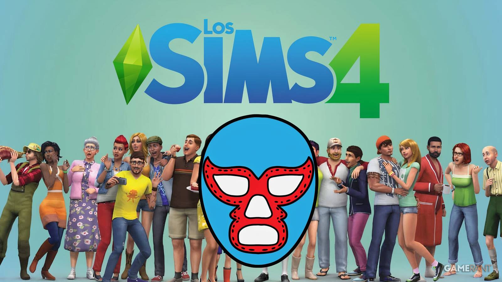 the sims 4 sim attends funeral dressed like pro wrestler