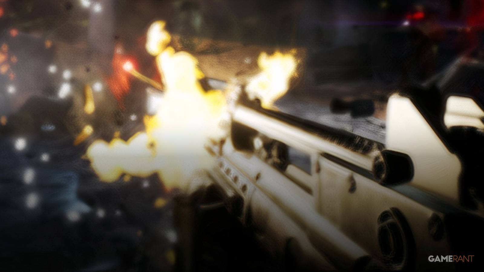 trepang2 rifle closeup blurred