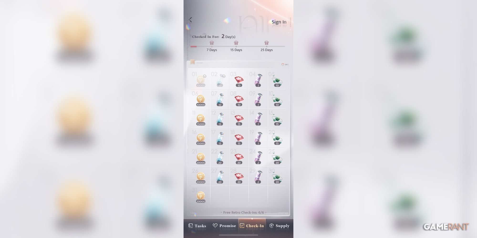 Check -in love and depth space