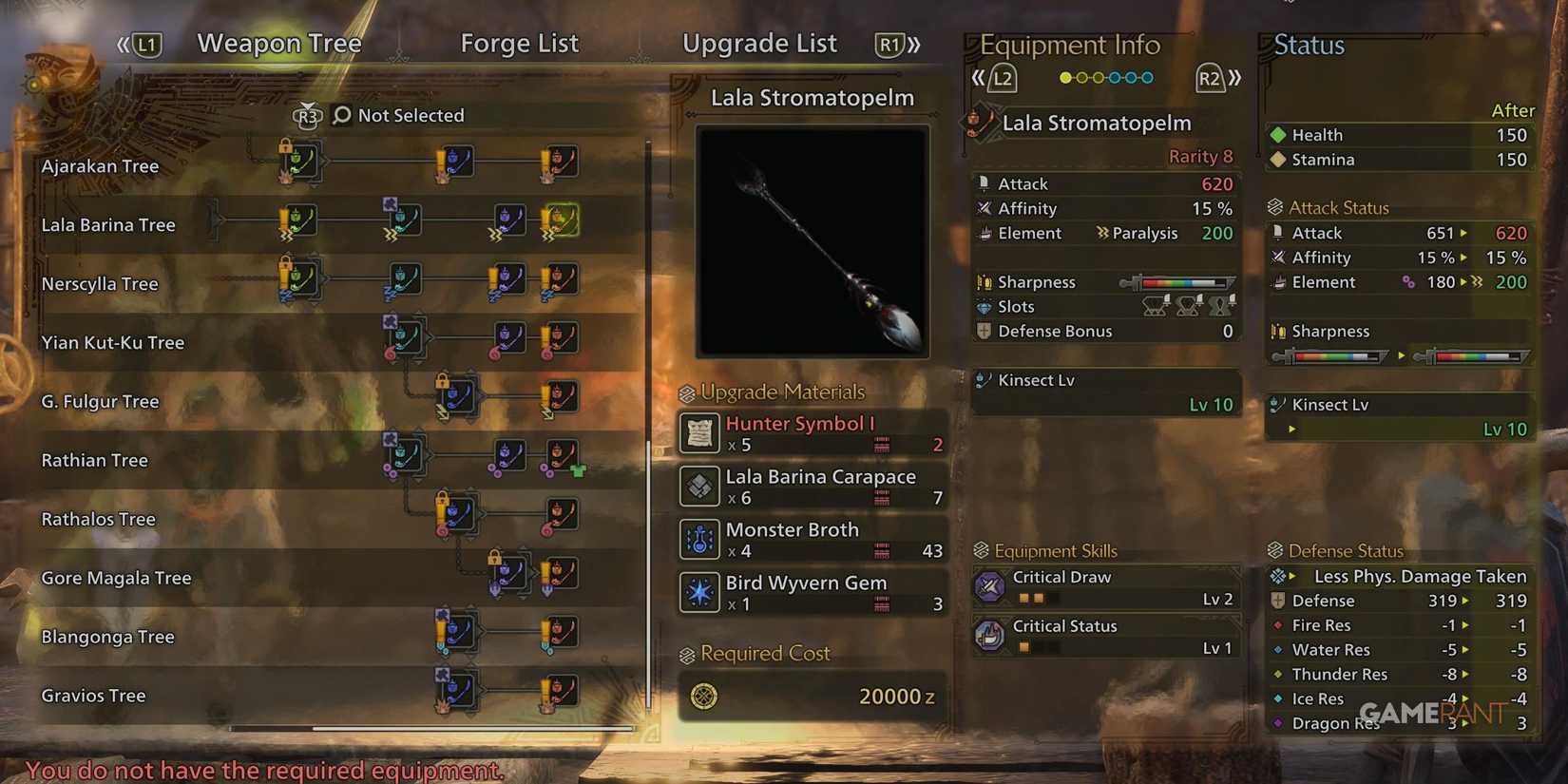 Lala Stromatopelm Insect Glaive in Monster Hunter Wilds