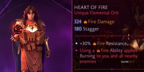 Heart of Fire Elemental Orb in Dragon Age: The Veilguard