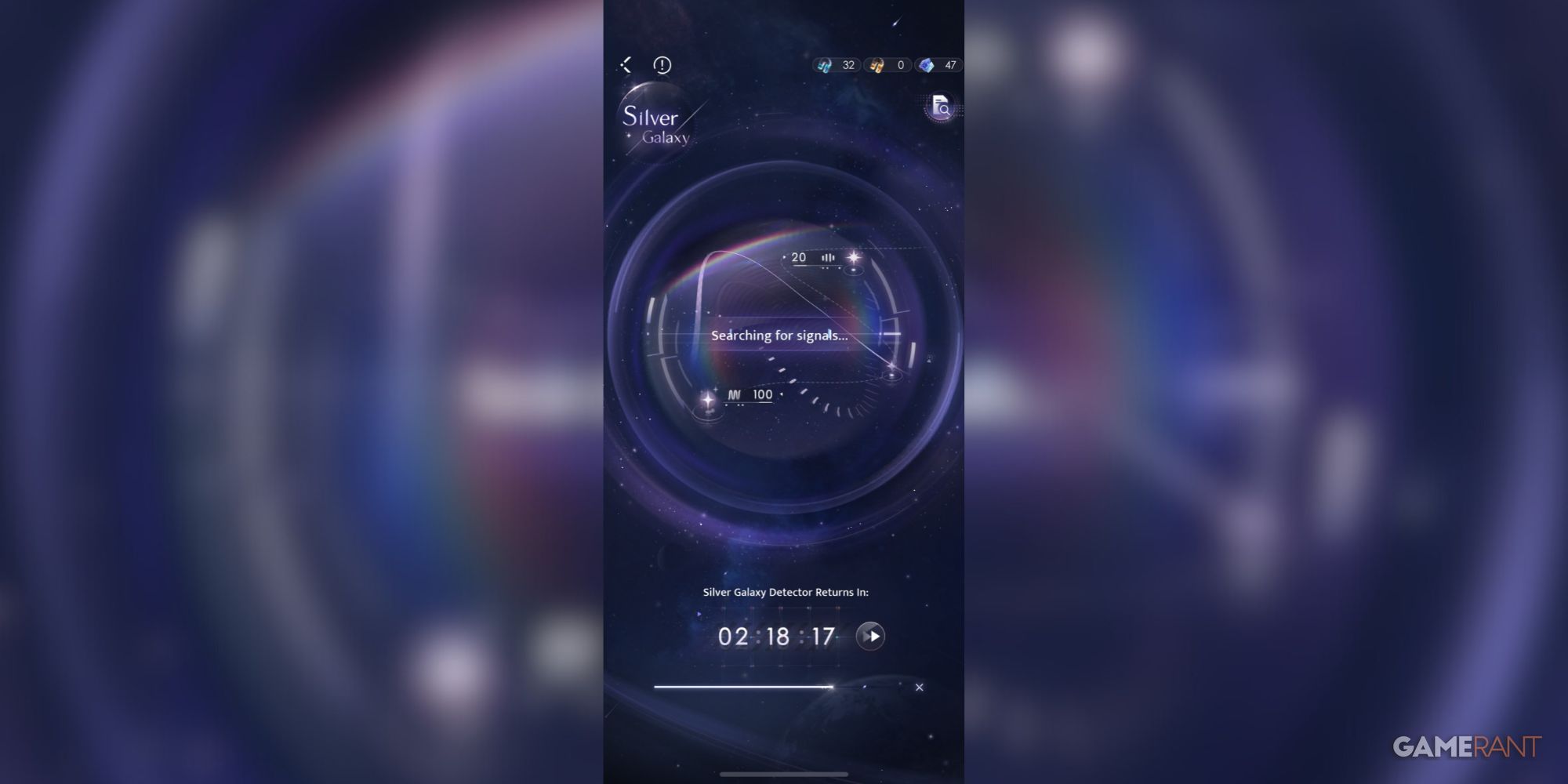 Silver Galaxy in the Galaxy Explorer of Love and Deepspace