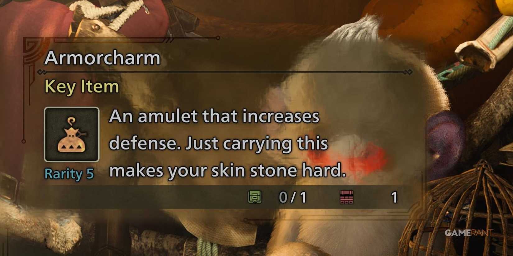 Armorcharm in Monster Hunter Wilds