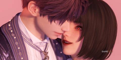 Rafayel and the main character in Love and Deepspace