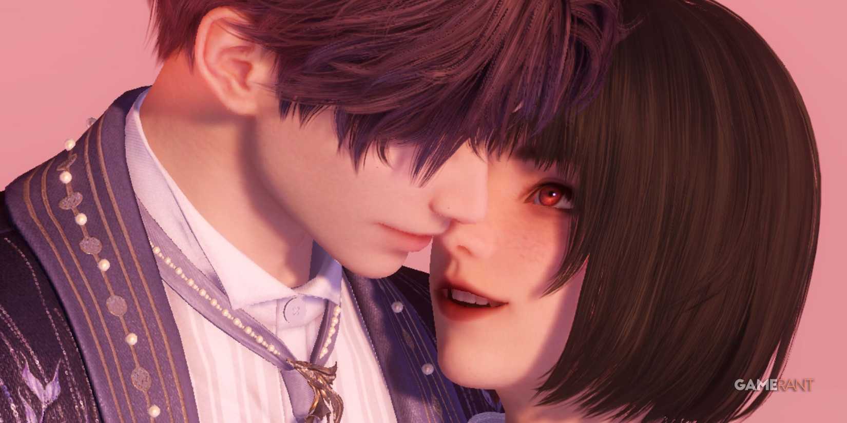 Rafayel and the main character in Love and Deepspace