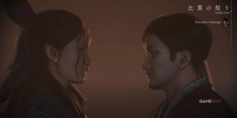 A Veiled Vow between the player and Shinsaku Takasugi in Rise of the Ronin